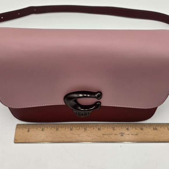 Coach Studio Bag Brass/ Pink Multi - Picture 15 of 16